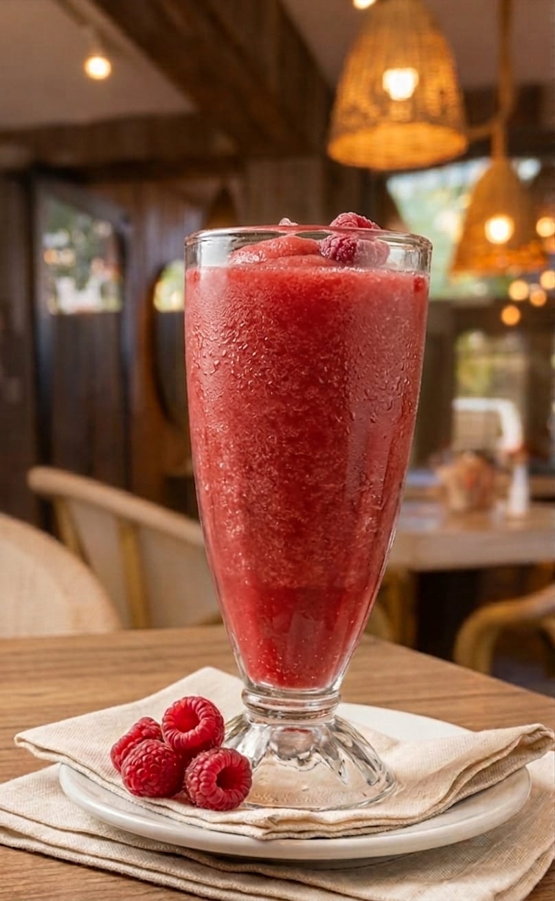 Limonada de frambuesa