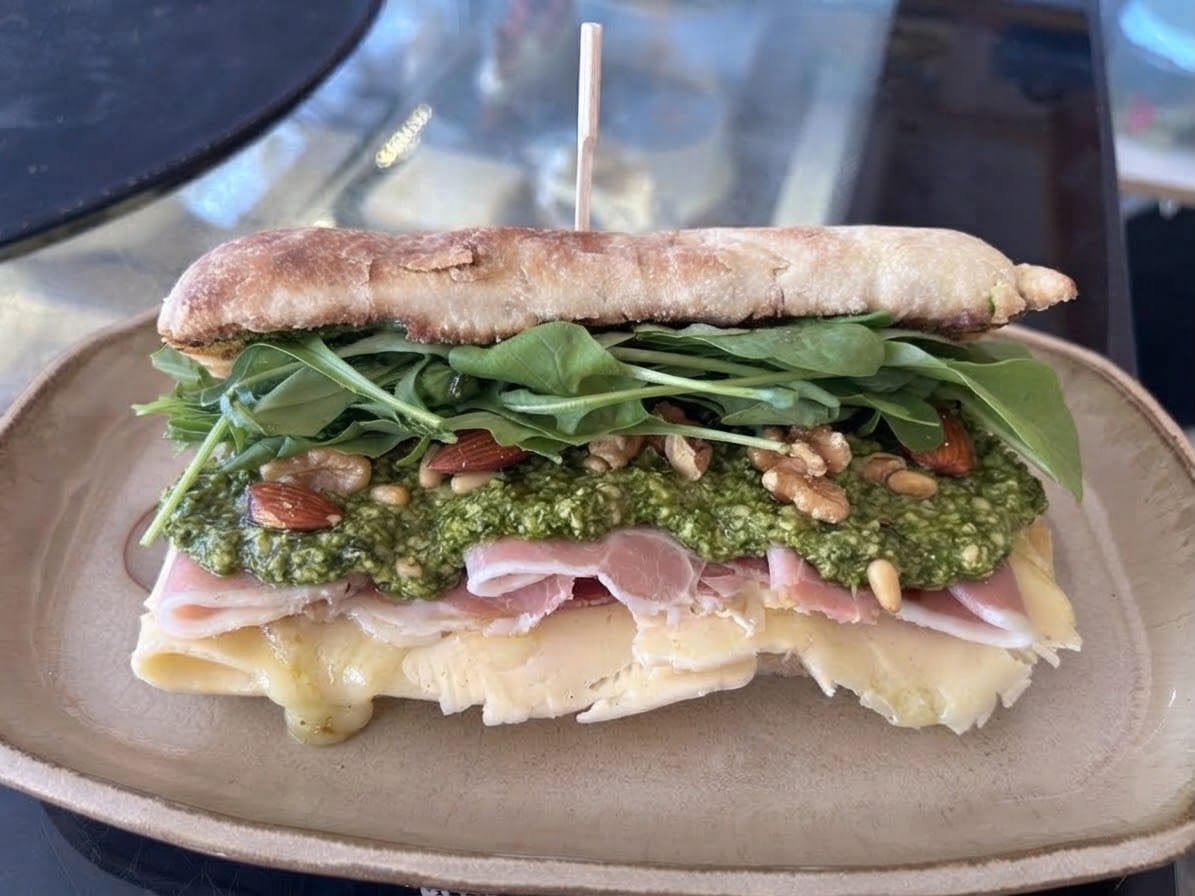 Ciabatta de pesto